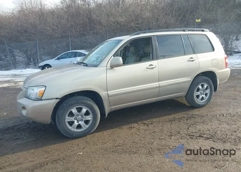 2005 Toyota Highlander V6 z USA, uszkodzony, nr VIN JTEEP21A050114720